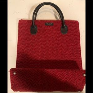 Kate Spade Authentic Handbag. Used. Red and Black